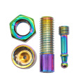 Portable Zinc alloy metal Screws blot shape Weed Smoking Pipe Tobacco Jamaica Rasta Reggae Style Weed pipe